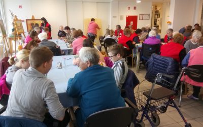 Pred počitnicami še sprehod s stanovalci Doma