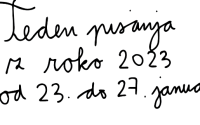 Teden pisanja z roko