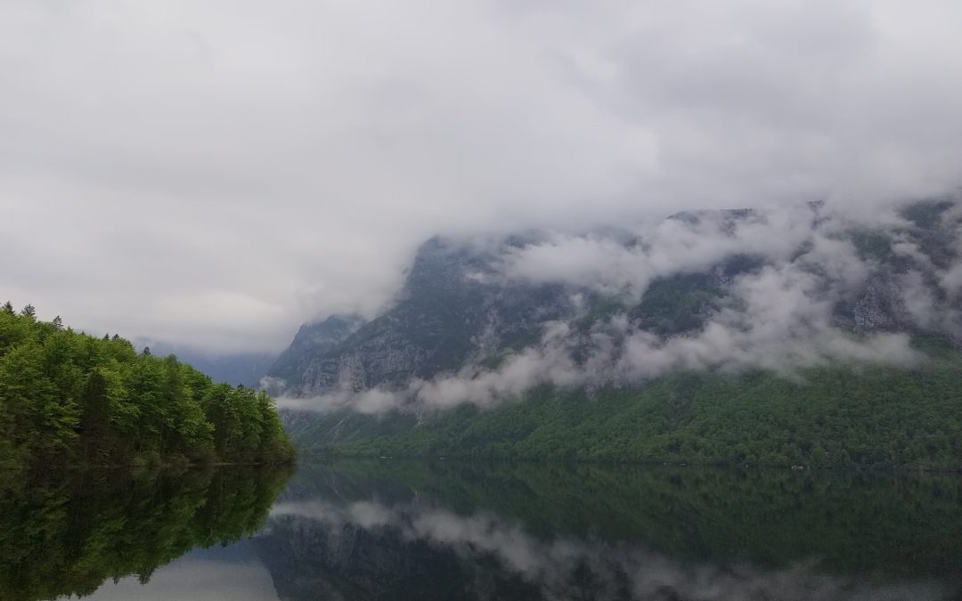 Deževen in zabaven dan v Bohinju