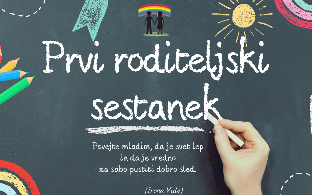 Vabilo na 1. roditeljski sestanek