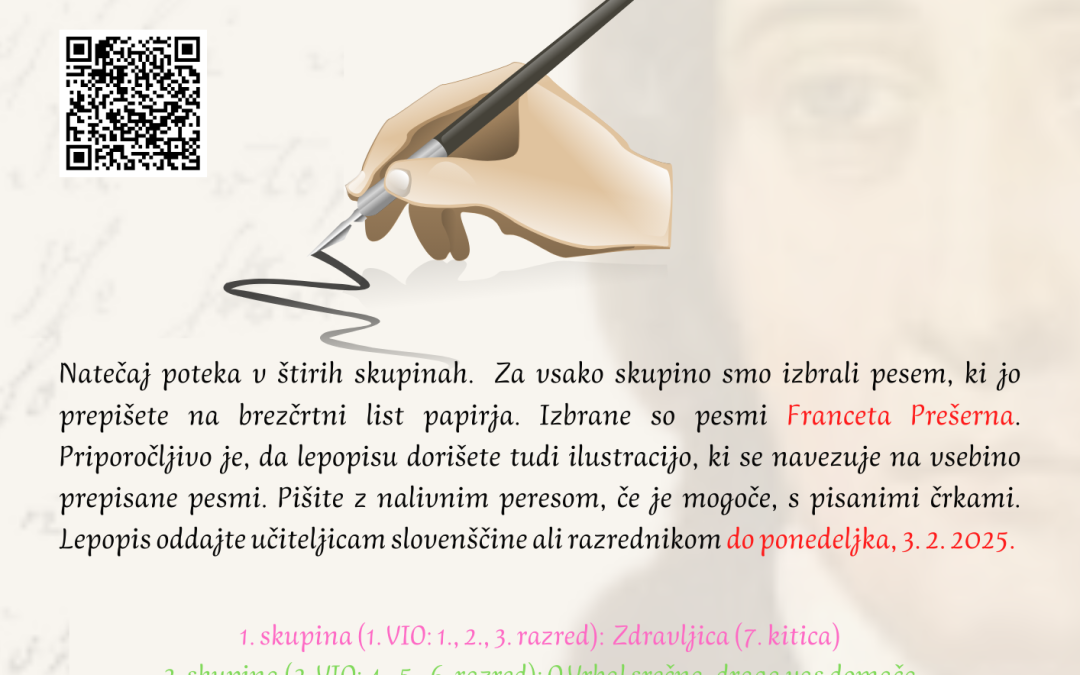 Natečaj za najlepši lepopis